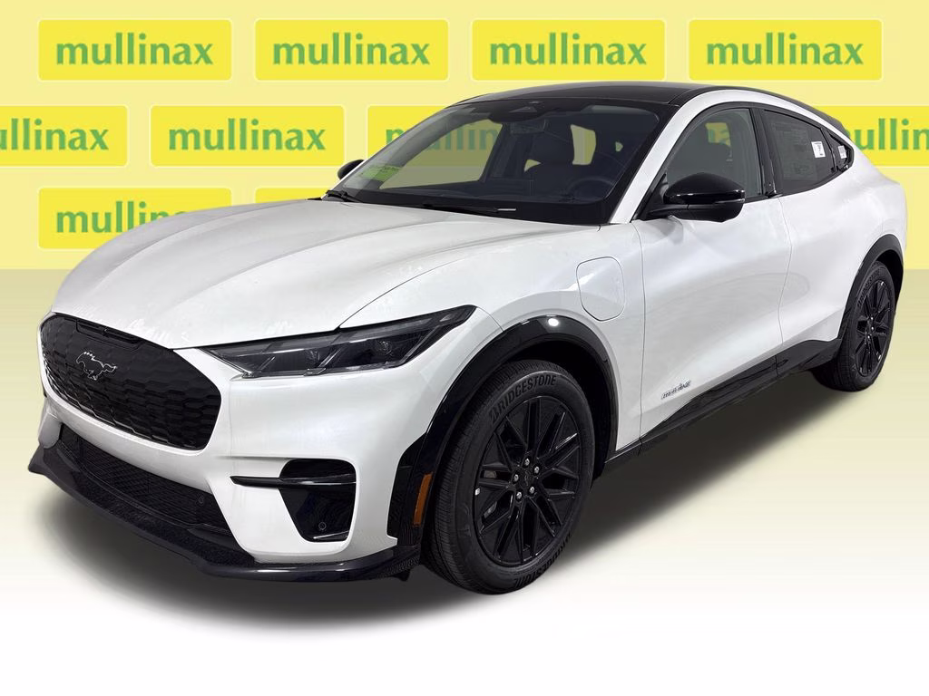 2026 Star White Metallic Tri-Coat Ford Mustang Mach-E Premium RWD SUV