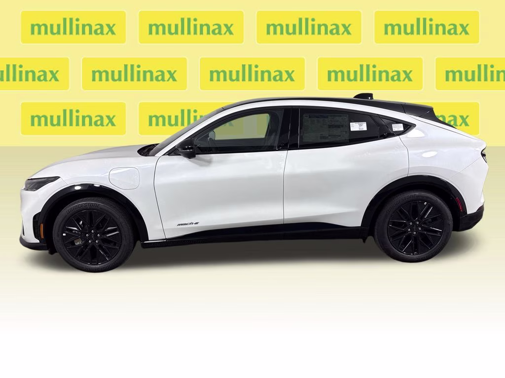 2026 Star White Metallic Tri-Coat Ford Mustang Mach-E Premium RWD SUV