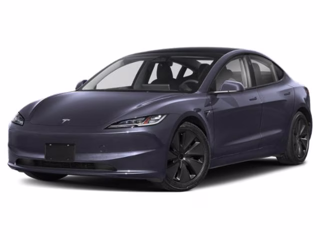 2024 Gray Tesla Model 3 Long Range AWD Sedan