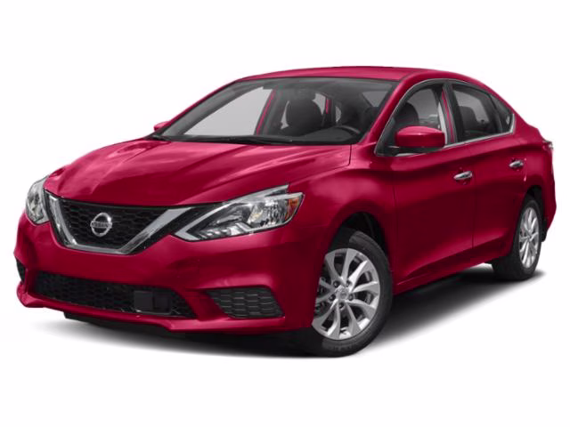 2019 Scarlet Ember Tintcoat Nissan Sentra SV FWD Sedan
