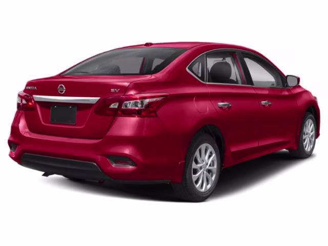 2019 Scarlet Ember Tintcoat Nissan Sentra SV FWD Sedan