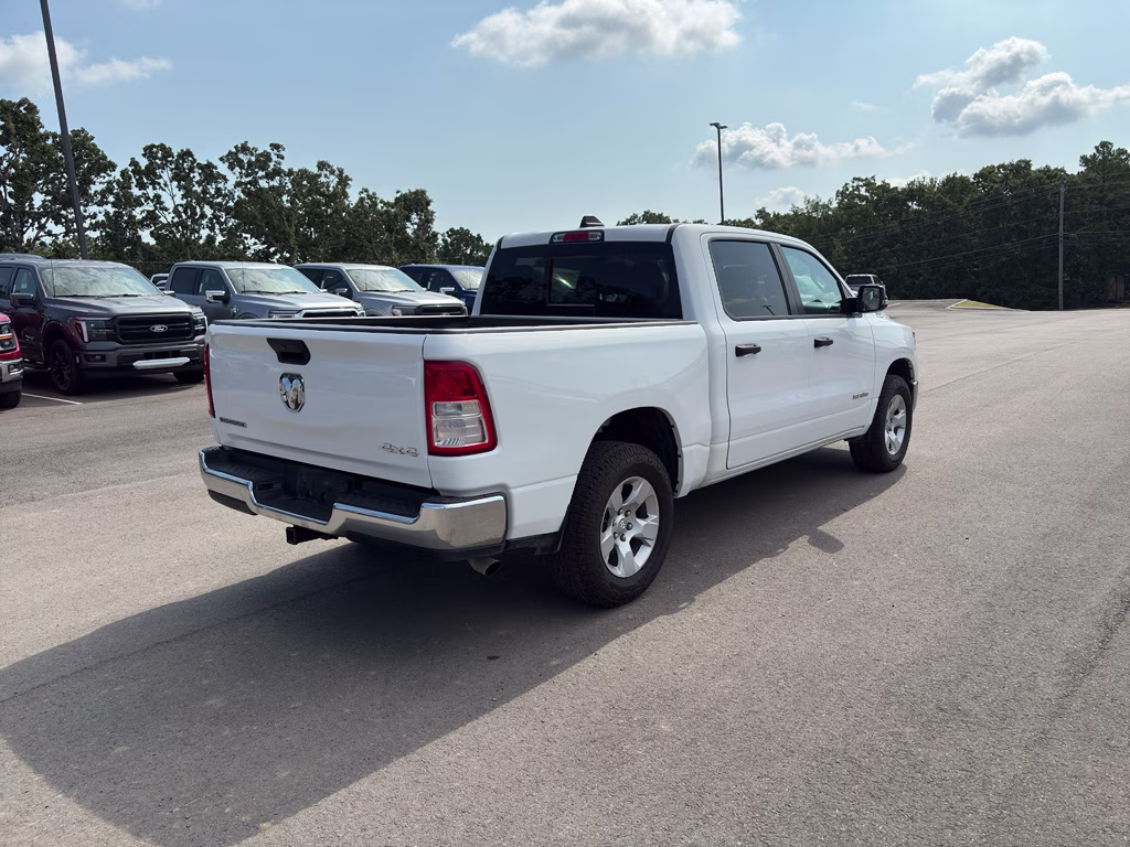 2023 Bright White Clearcoat Ram 1500 Big Horn 4X4 Truck