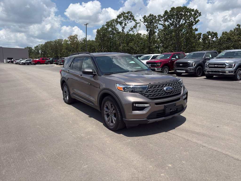 2021 Stone Gray Metallic Ford Explorer XLT RWD SUV