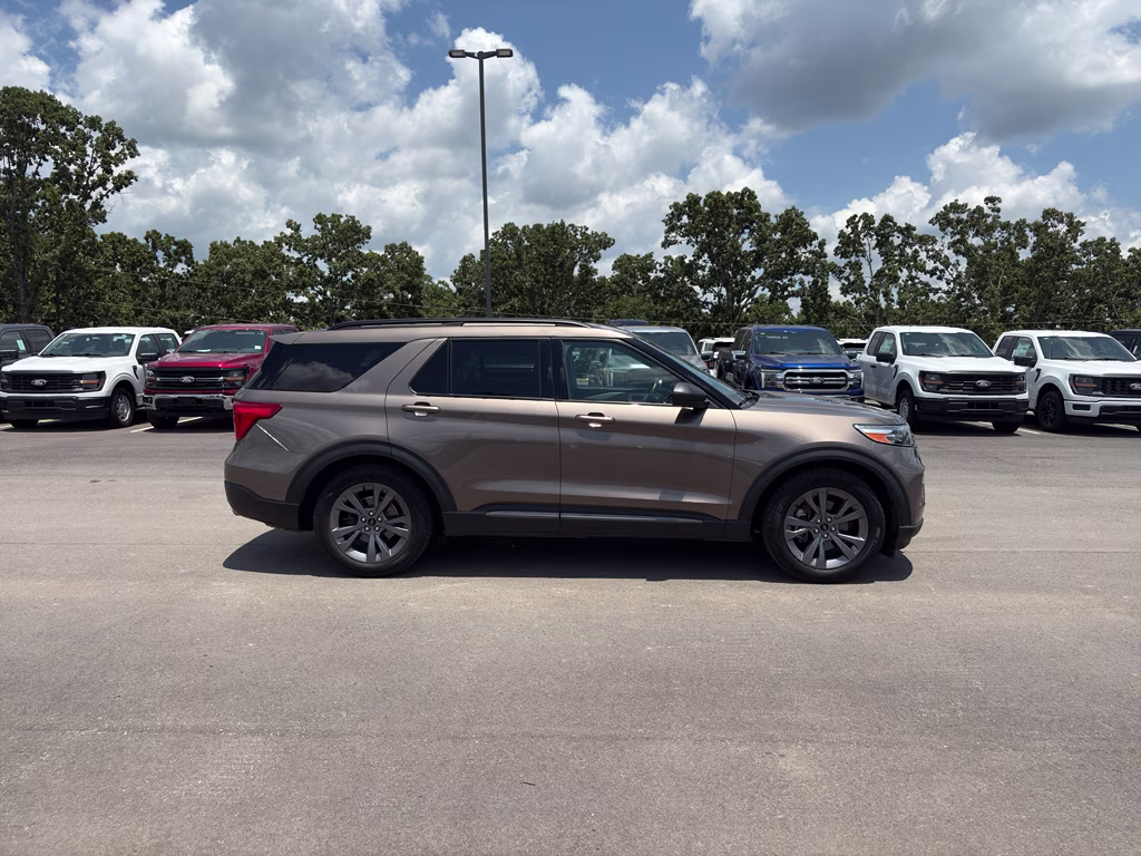 2021 Stone Gray Metallic Ford Explorer XLT RWD SUV