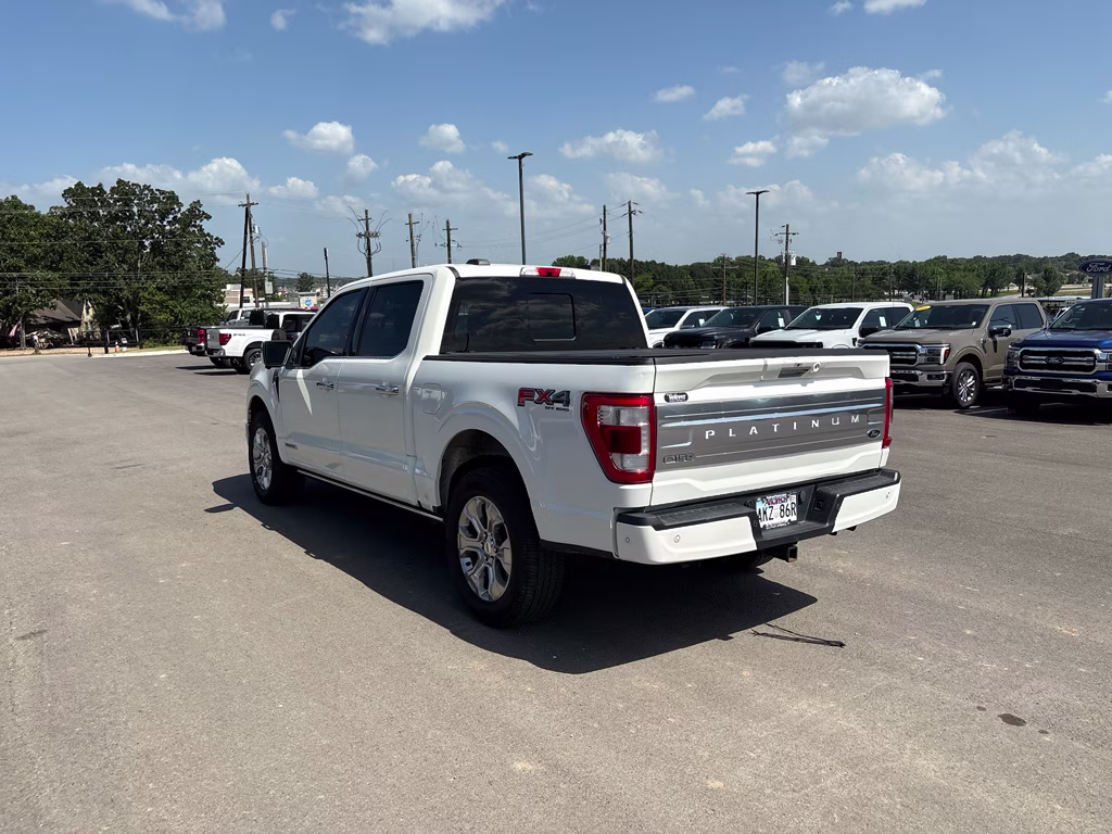 2022 Star White Metallic Tri-Coat Ford F-150 Platinum 4X4 Truck