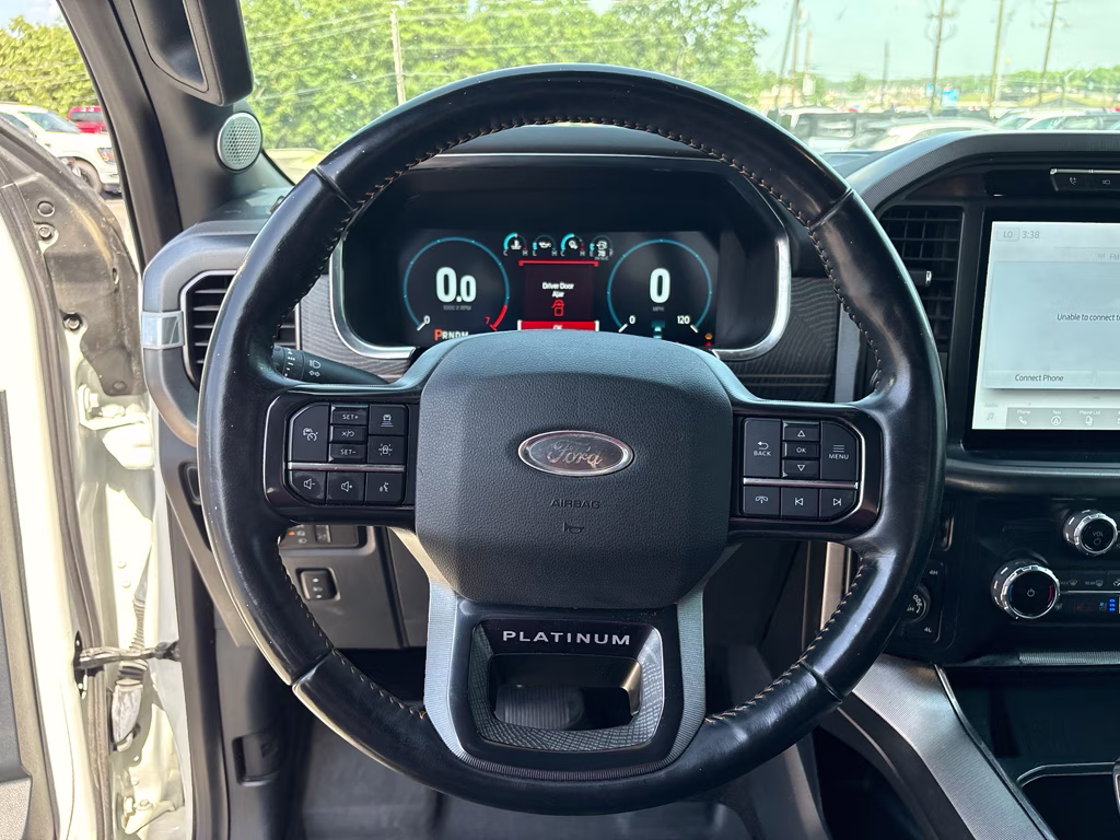 2022 Star White Metallic Tri-Coat Ford F-150 Platinum 4X4 Truck