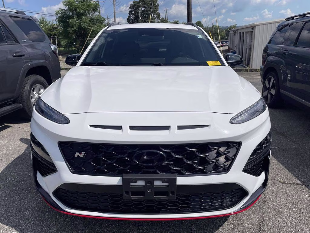 2023 Lunar White Hyundai Kona N Base FWD SUV