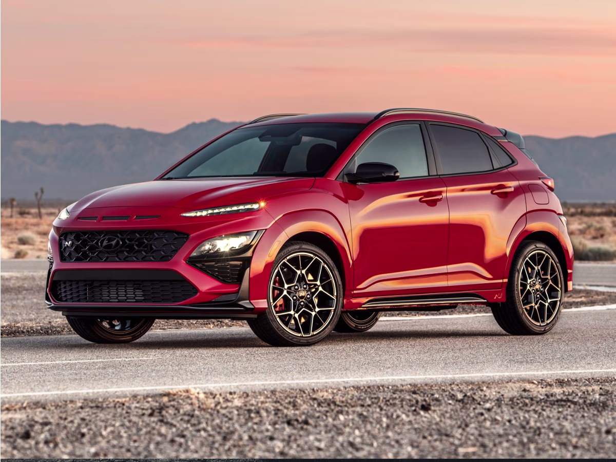 2023 Lunar White Hyundai Kona N Base FWD SUV