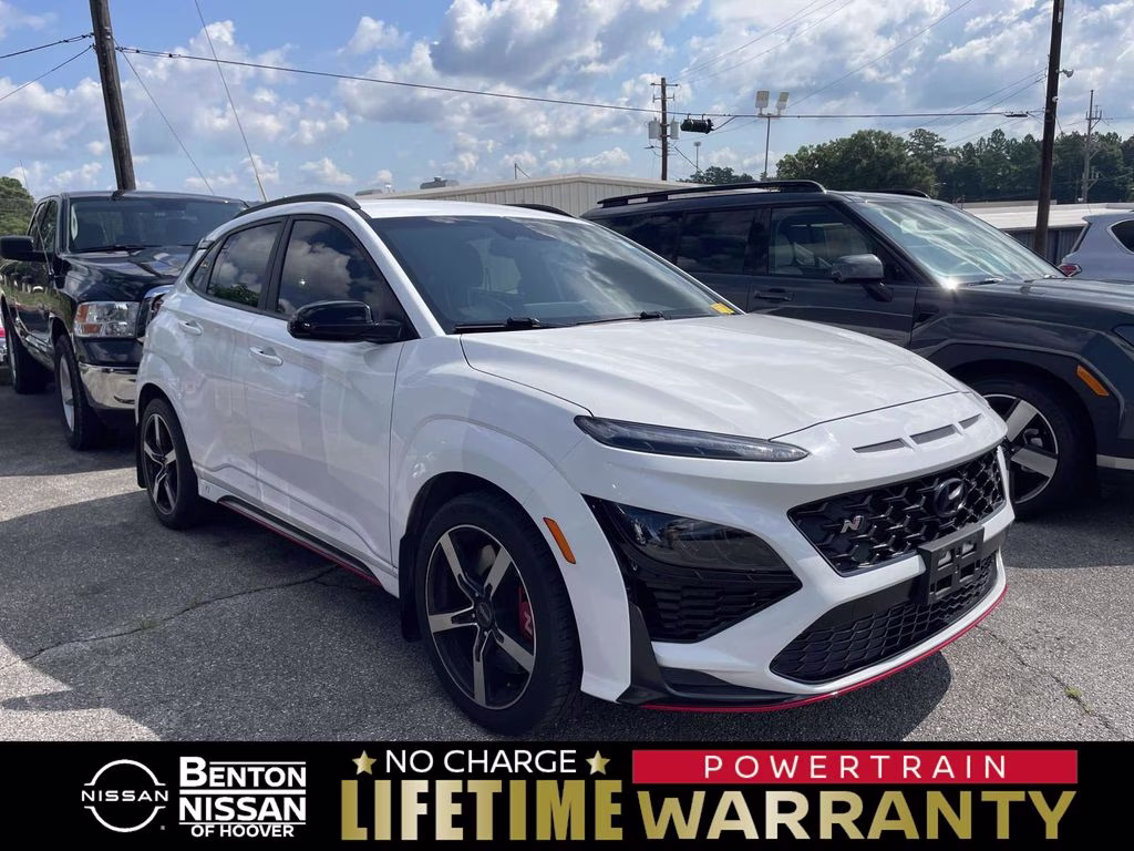2023 Lunar White Hyundai Kona N Base FWD SUV
