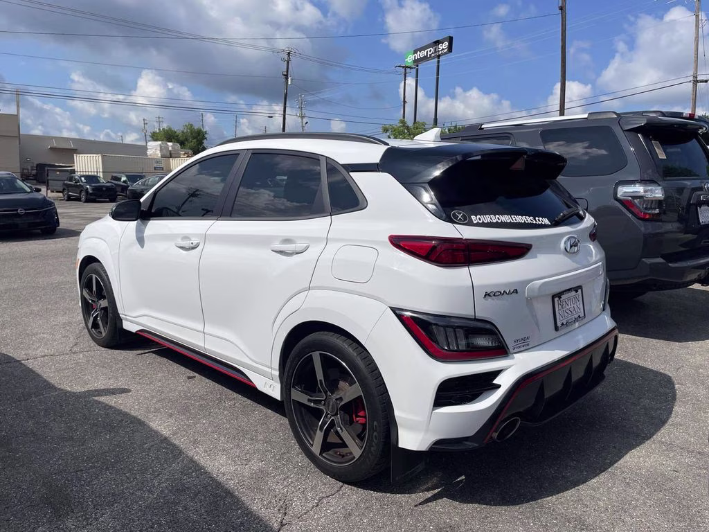 2023 Lunar White Hyundai Kona N Base FWD SUV