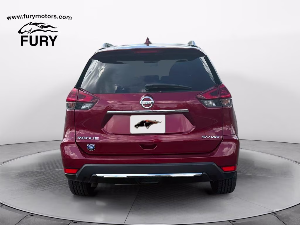 2018 Scarlet Ember Nissan Rogue SV w/Comfort & Convenience Pkgs AWD SUV