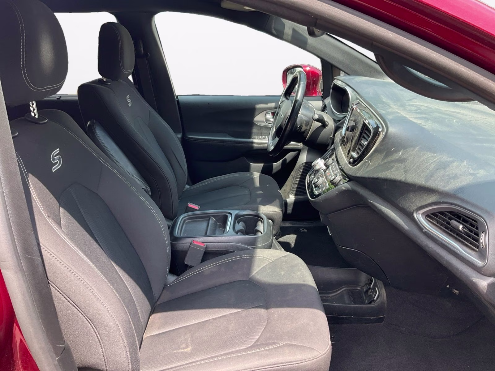 2019 Velvet Red Pearlcoat Chrysler Pacifica Touring Plus FWD Van