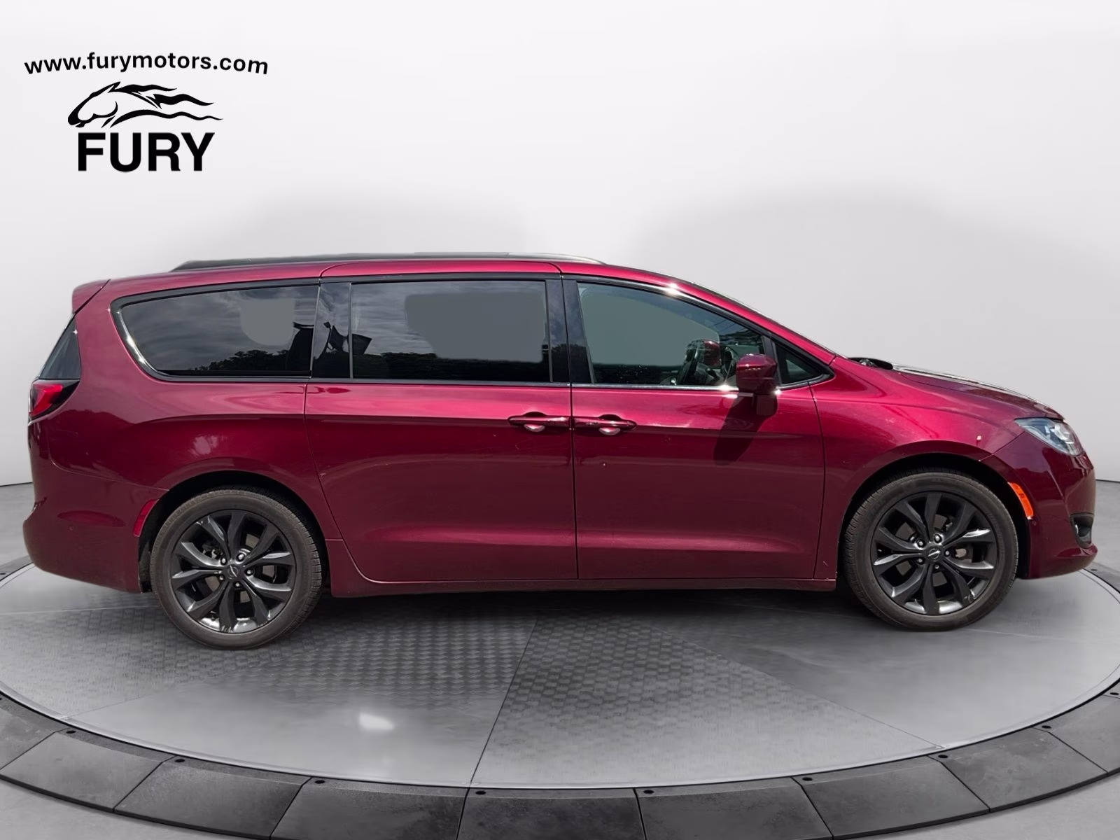 2019 Velvet Red Pearlcoat Chrysler Pacifica Touring Plus FWD Van
