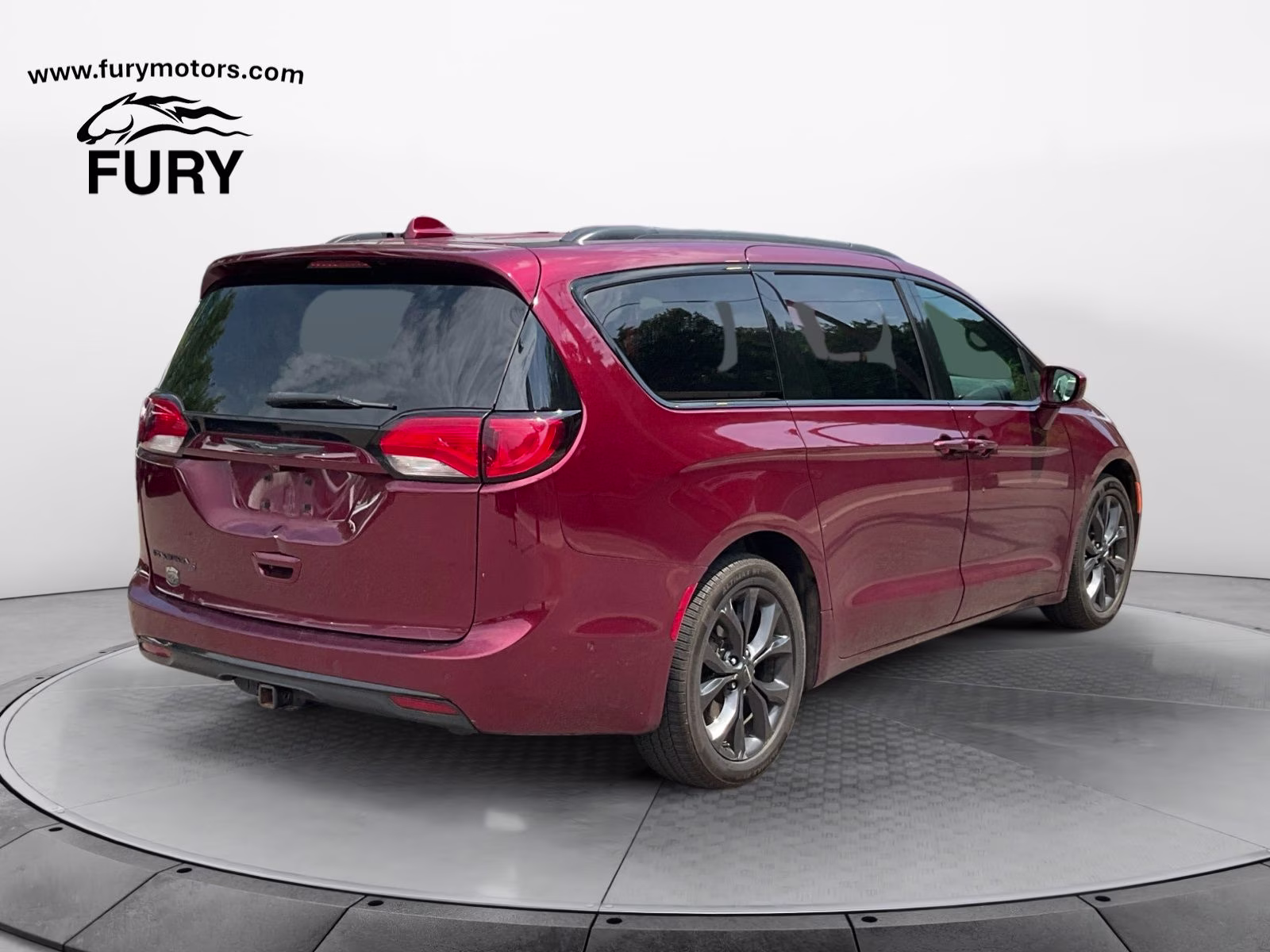 2019 Velvet Red Pearlcoat Chrysler Pacifica Touring Plus FWD Van