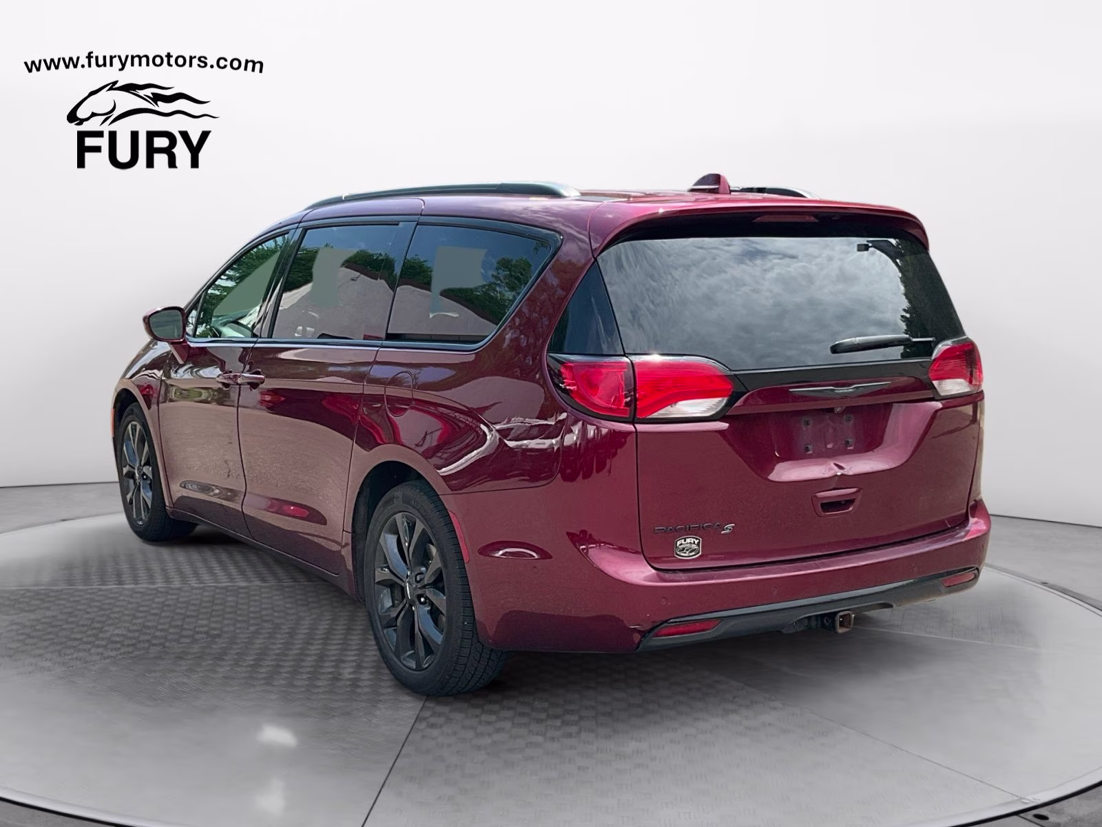 2019 Velvet Red Pearlcoat Chrysler Pacifica Touring Plus FWD Van
