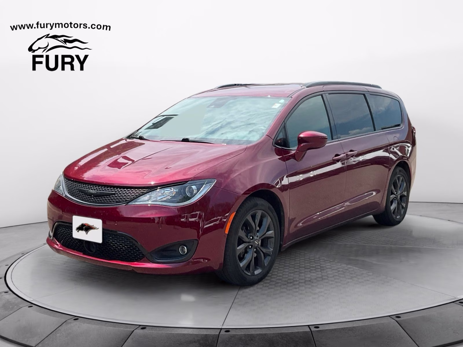 2019 Velvet Red Pearlcoat Chrysler Pacifica Touring Plus FWD Van