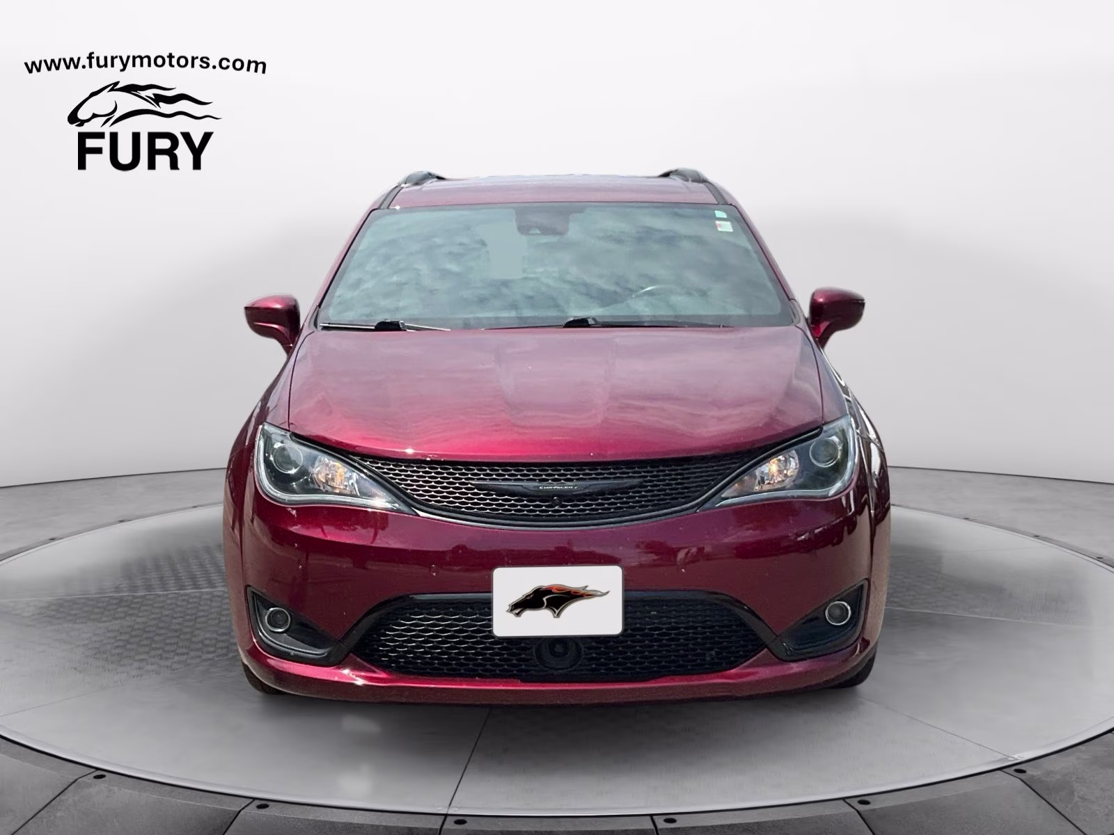 2019 Velvet Red Pearlcoat Chrysler Pacifica Touring Plus FWD Van