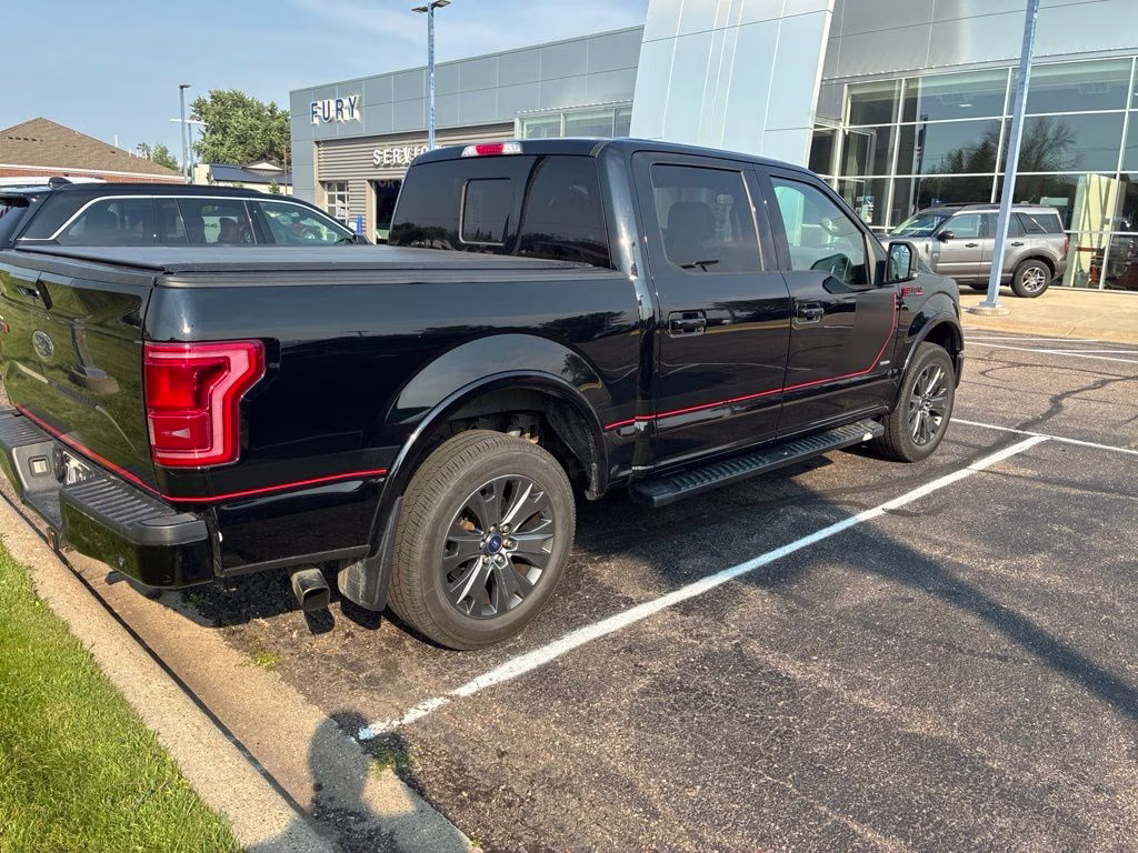 2016 Shadow Black Ford F-150 Lariat FX4 Special Edition 4X4 Truck