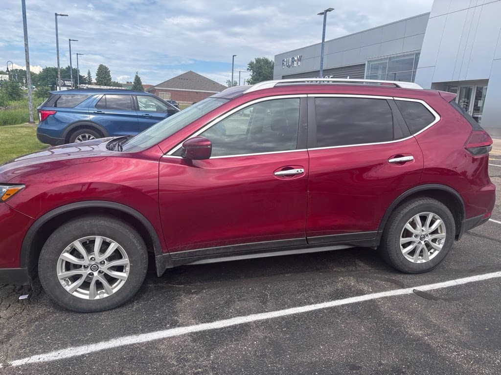 2018 Scarlet Ember Nissan Rogue SV w/Comfort & Convenience Pkgs AWD SUV