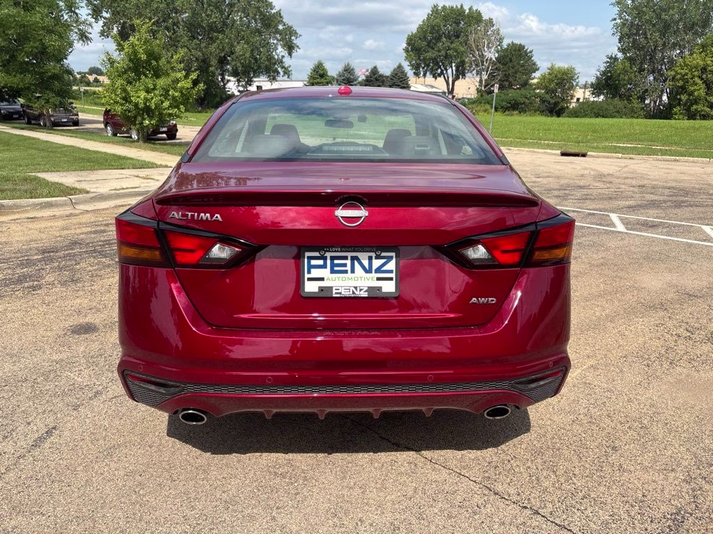 2025 Scarlet Ember Nissan Altima 2.5 SV AWD Sedan