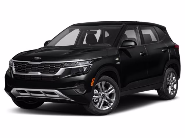 2021 Cherry Black Kia Seltos LX AWD SUV