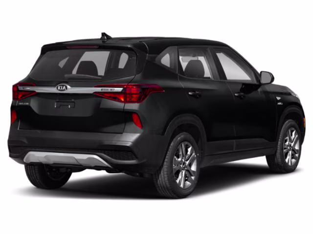 2021 Cherry Black Kia Seltos LX AWD SUV