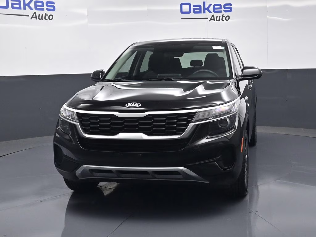 2021 Cherry Black Kia Seltos LX AWD SUV
