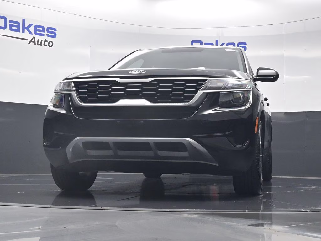 2021 Cherry Black Kia Seltos LX AWD SUV