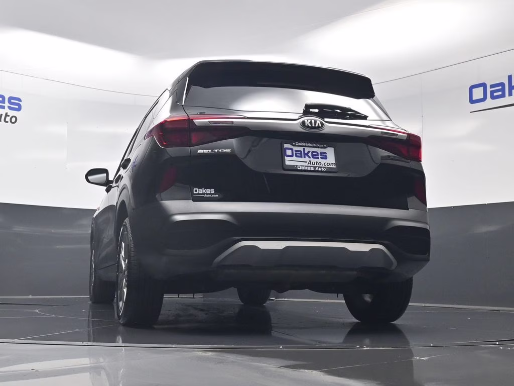 2021 Cherry Black Kia Seltos LX AWD SUV