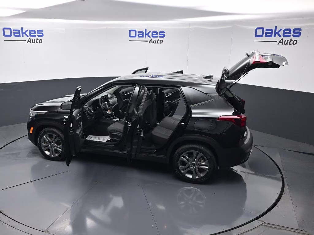 2021 Cherry Black Kia Seltos LX AWD SUV