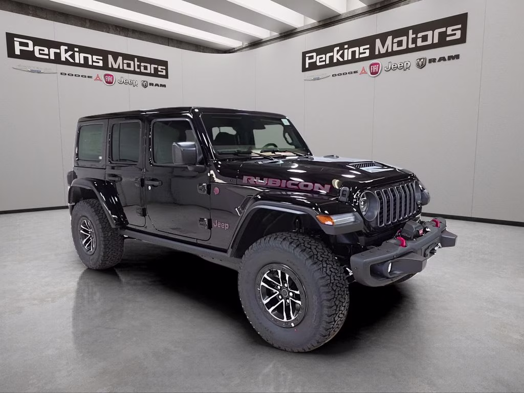 2026 Black Clearcoat Jeep Wrangler Rubicon X 4X4 SUV