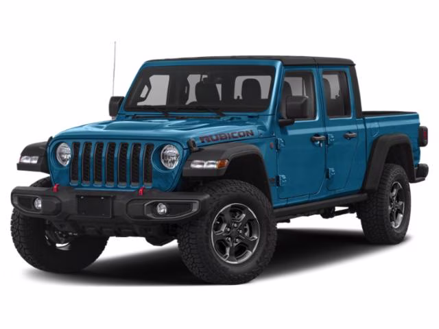 2021 Hydro Blue Pearlcoat Jeep Gladiator Rubicon 4X4 Truck