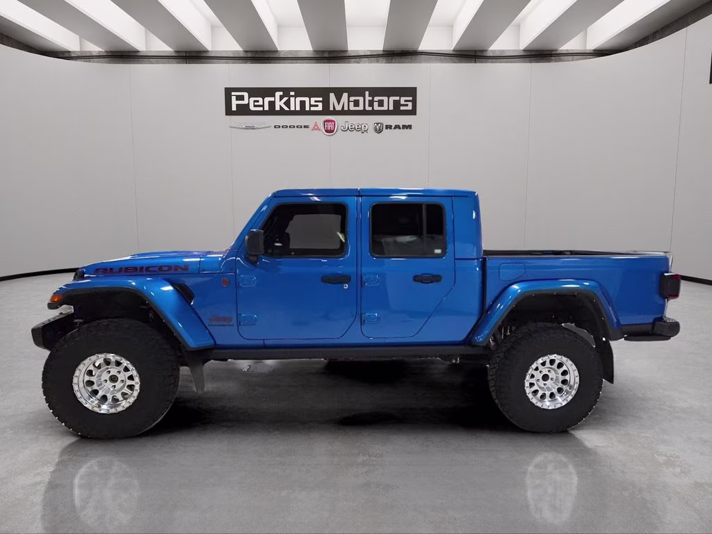 2021 Hydro Blue Pearlcoat Jeep Gladiator Rubicon 4X4 Truck