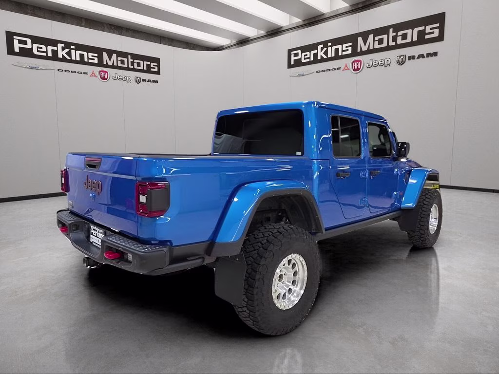 2021 Hydro Blue Pearlcoat Jeep Gladiator Rubicon 4X4 Truck