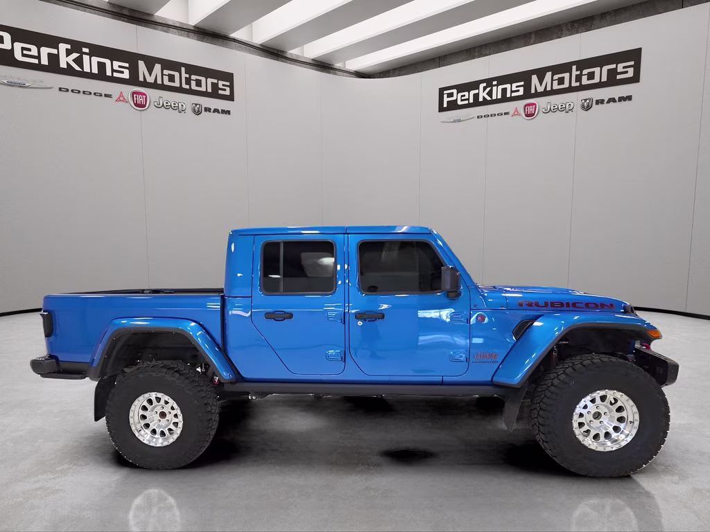 2021 Hydro Blue Pearlcoat Jeep Gladiator Rubicon 4X4 Truck