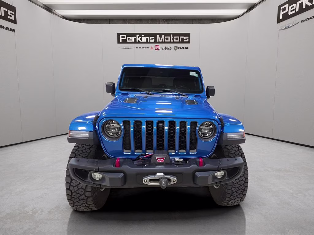 2021 Hydro Blue Pearlcoat Jeep Gladiator Rubicon 4X4 Truck