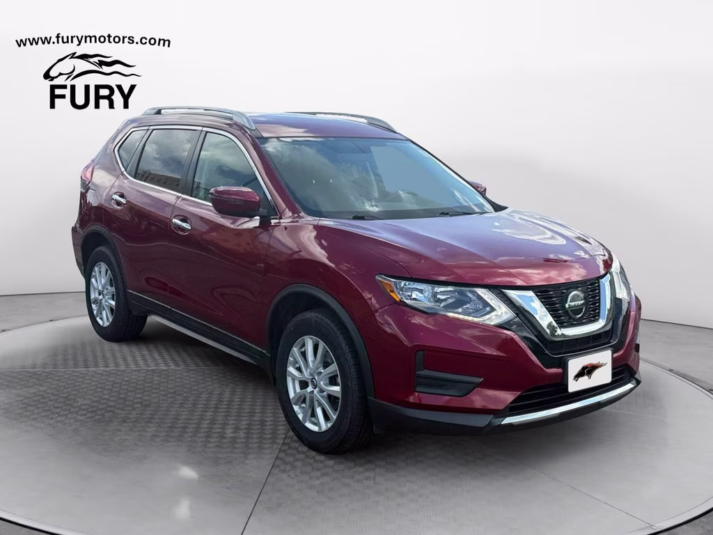 2018 Scarlet Ember Nissan Rogue SV w/Comfort & Convenience Pkgs AWD SUV