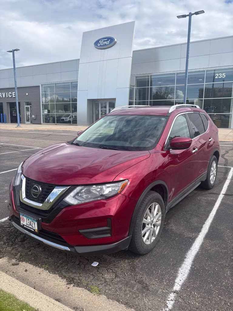 2018 Scarlet Ember Nissan Rogue SV w/Comfort & Convenience Pkgs AWD SUV