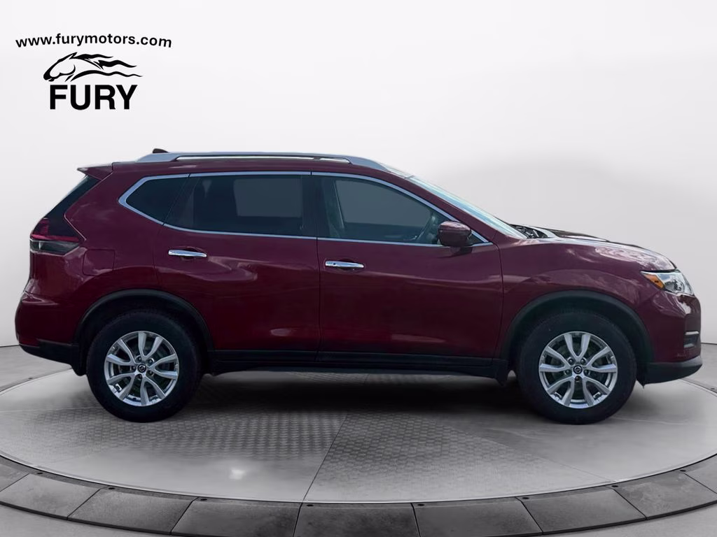 2018 Scarlet Ember Nissan Rogue SV w/Comfort & Convenience Pkgs AWD SUV