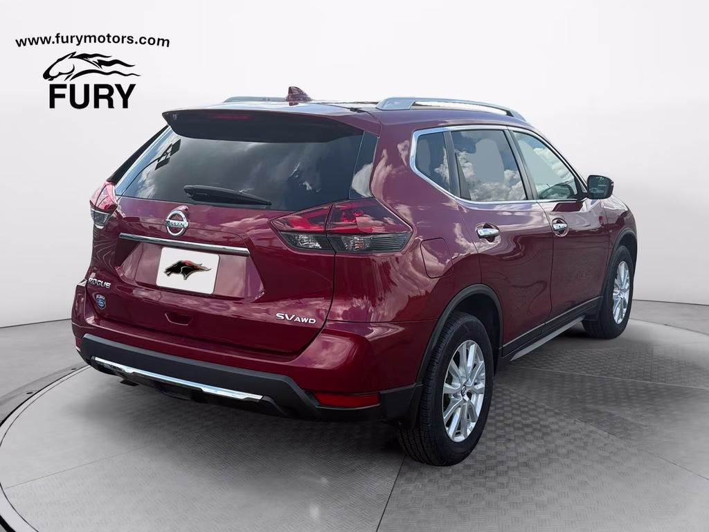 2018 Scarlet Ember Nissan Rogue SV w/Comfort & Convenience Pkgs AWD SUV