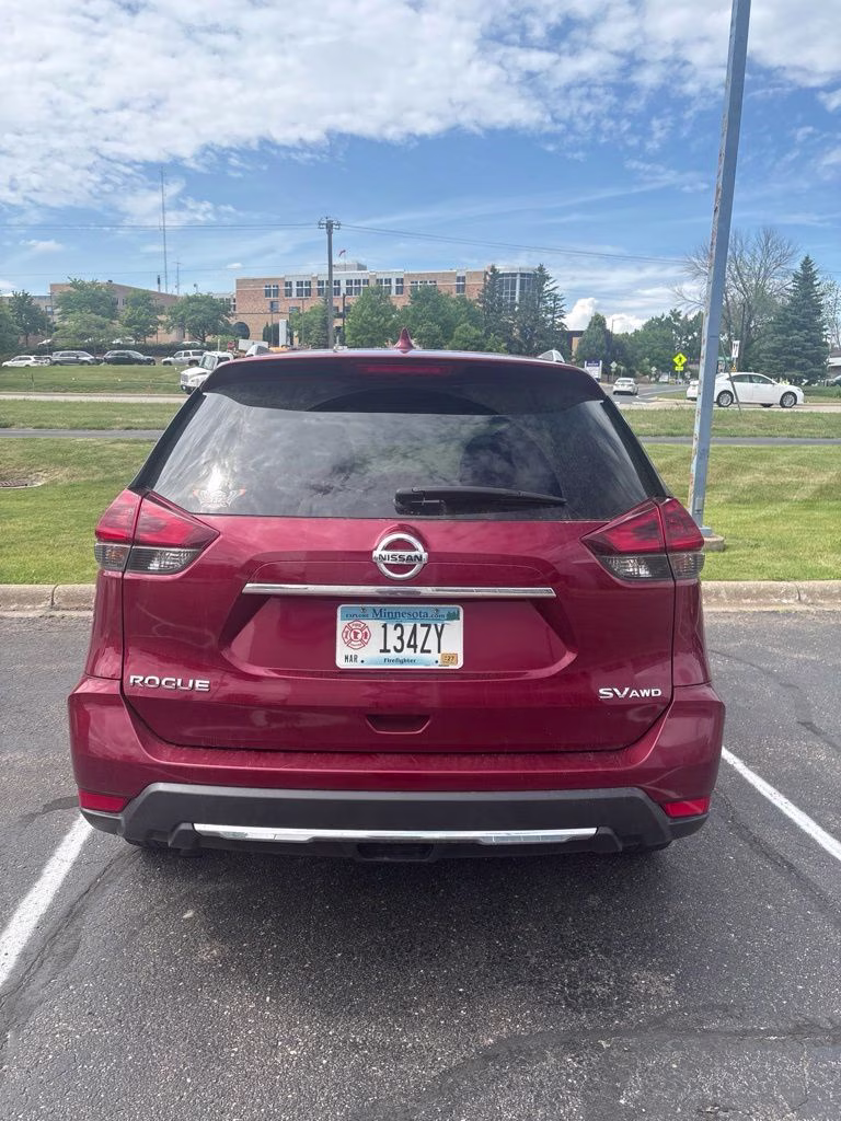 2018 Scarlet Ember Nissan Rogue SV w/Comfort & Convenience Pkgs AWD SUV