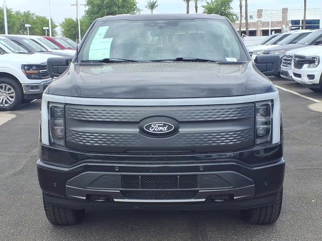 2022 Black Metallic Ford F-150 Lightning XLT AWD Truck