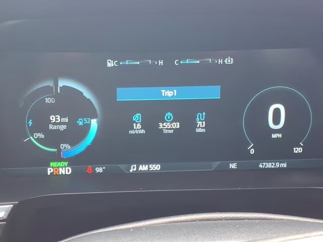 2022 Black Metallic Ford F-150 Lightning XLT AWD Truck
