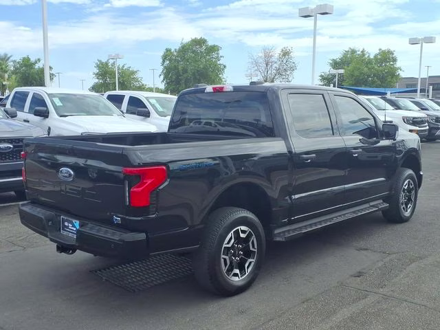 2022 Black Metallic Ford F-150 Lightning XLT AWD Truck