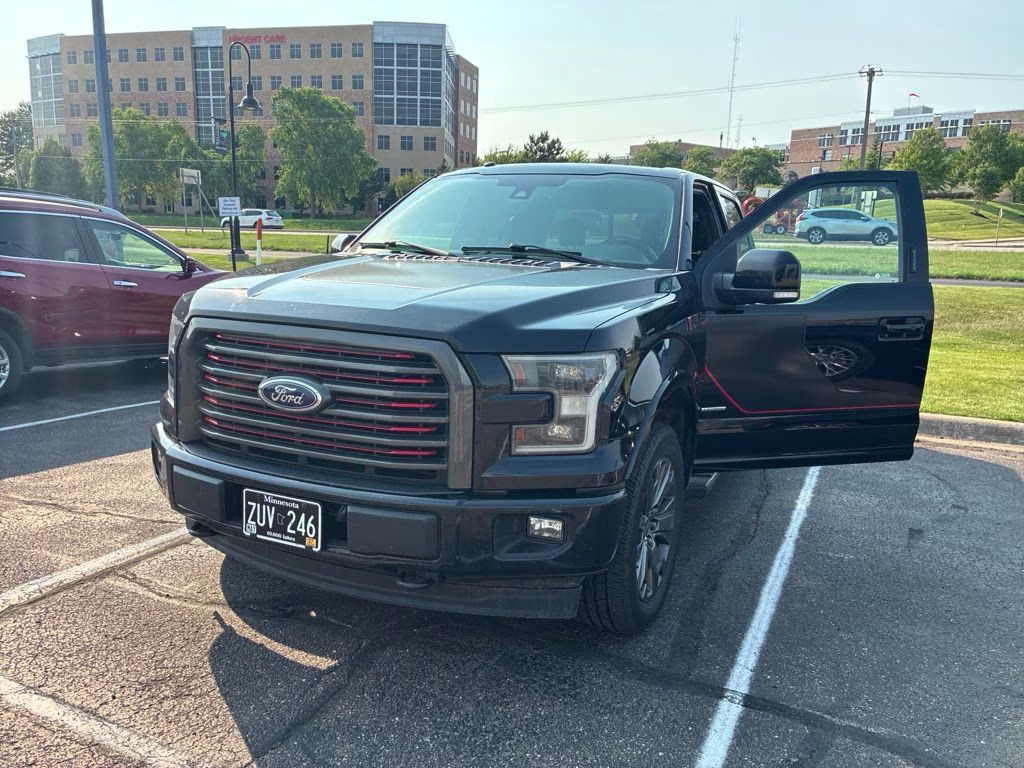 2016 Shadow Black Ford F-150 Lariat FX4 Special Edition 4X4 Truck