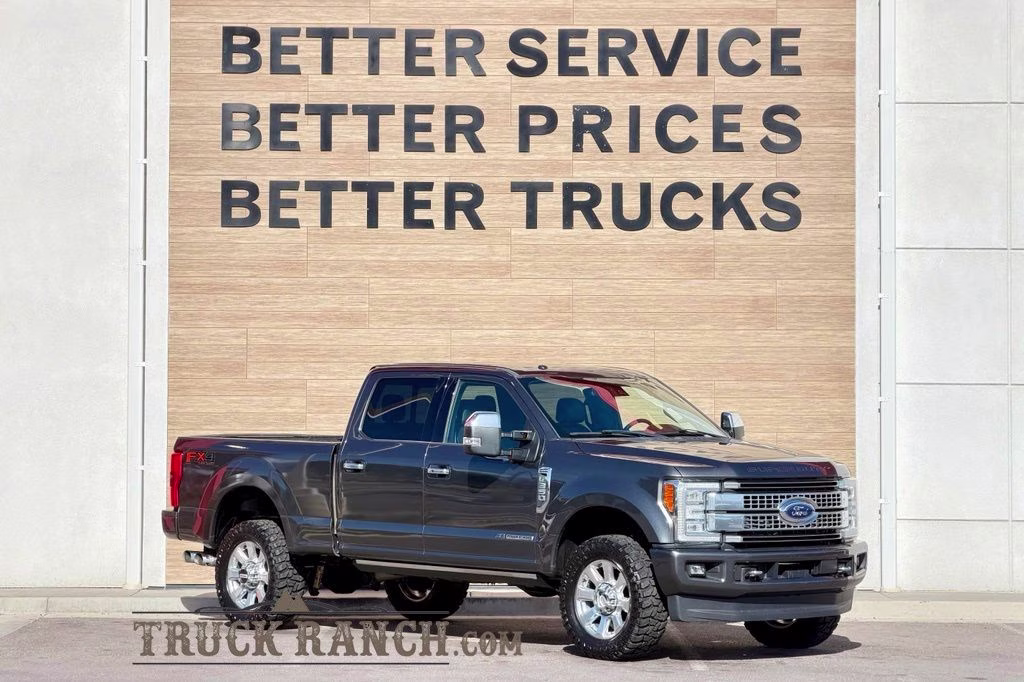 2017 Magnetic Ford Super Duty F-350 SRW Platinum 4X4 Truck
