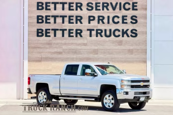 2015 Silver Ice Metallic Chevrolet Silverado 3500HD LTZ 4X4 Truck