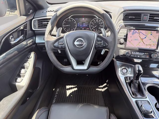 2023 Pearl White Tricoat Nissan Maxima SR FWD Sedan