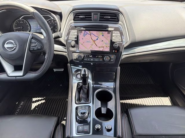 2023 Pearl White Tricoat Nissan Maxima SR FWD Sedan