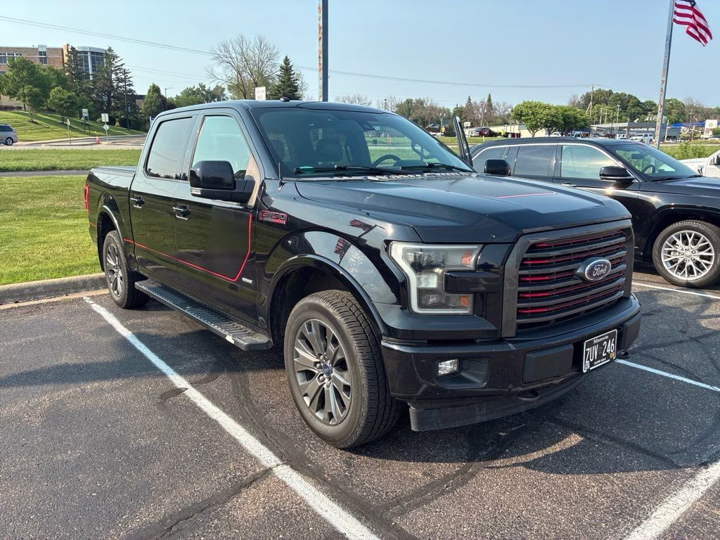 2016 Shadow Black Ford F-150 Lariat FX4 Special Edition 4X4 Truck